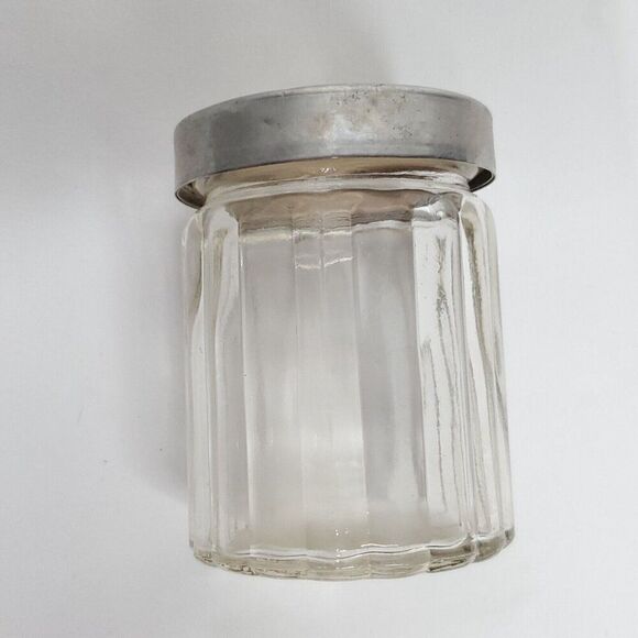 Art Decor Floral Hand Held Mirror Hair Brush Jars Containers Brown Silvertone - Picture 9 of 11